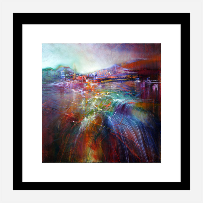Evening Shine Abstract Art Print Evening Shine Abstract Art Print