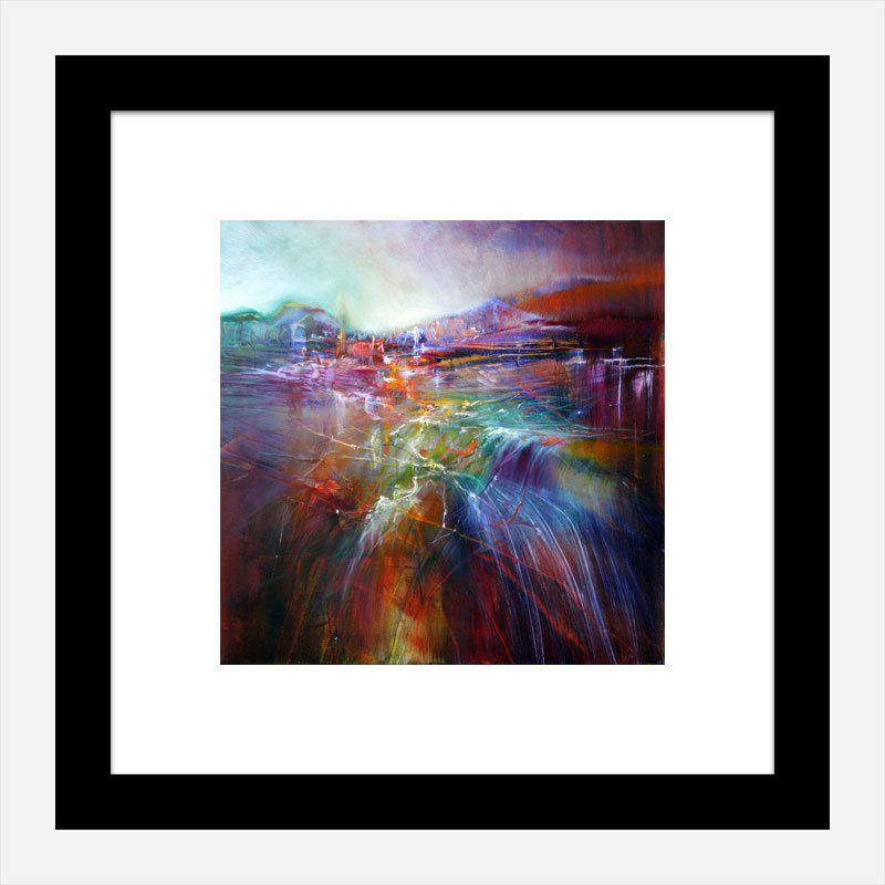 Evening Shine Abstract Art Print Evening Shine Abstract Art Print