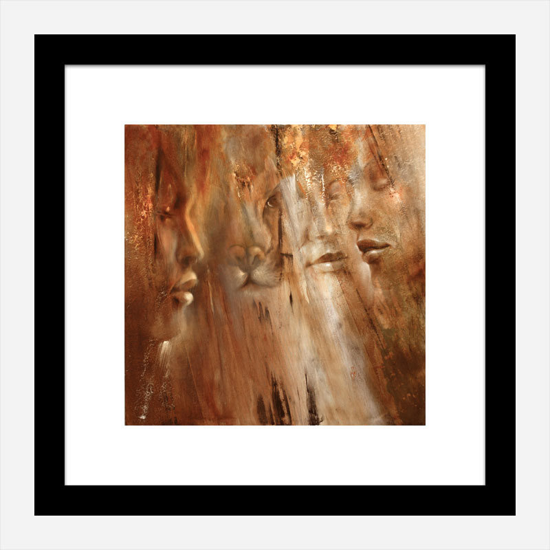 Faces Abstract Art Print
