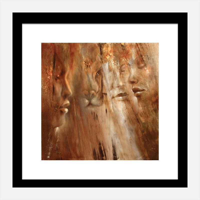 Faces Abstract Art Print