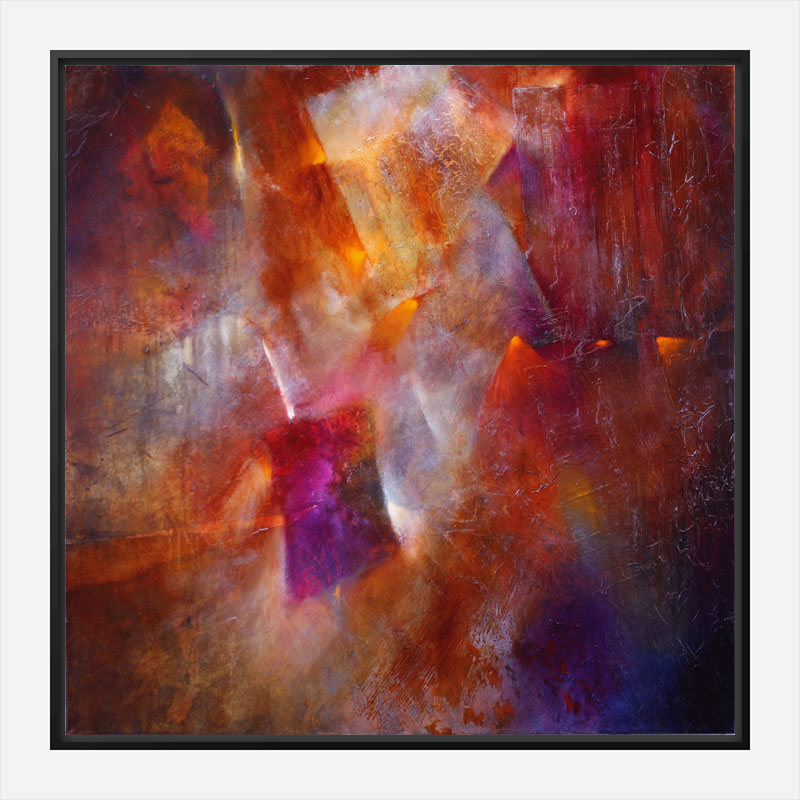 Fireplace Abstract Art Print