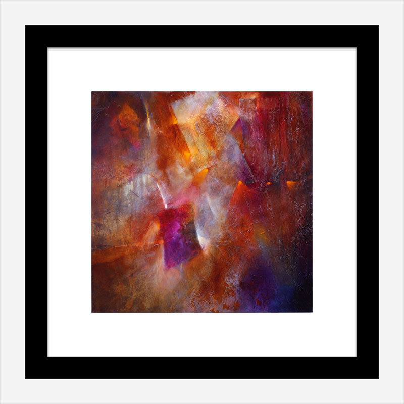 Fireplace Abstract Art Print