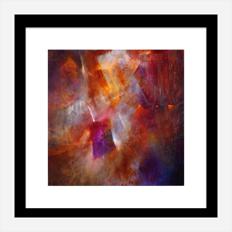 Fireplace Abstract Art Print