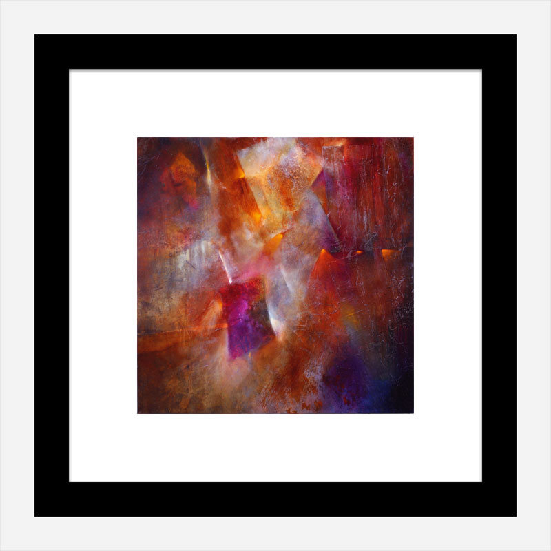 Fireplace Abstract Art Print