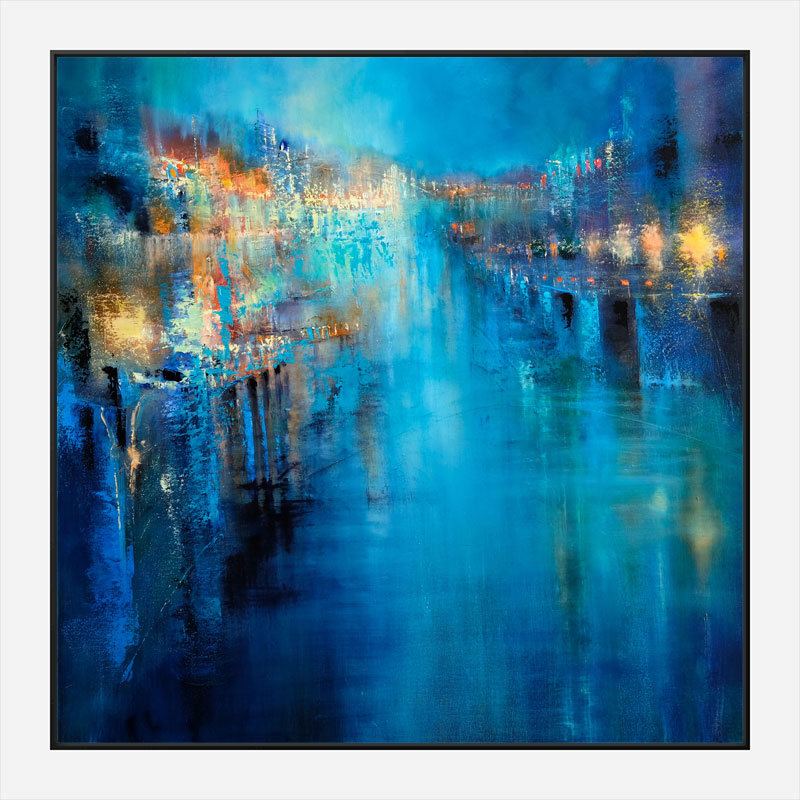 Flood of Lights Abstract Art Print