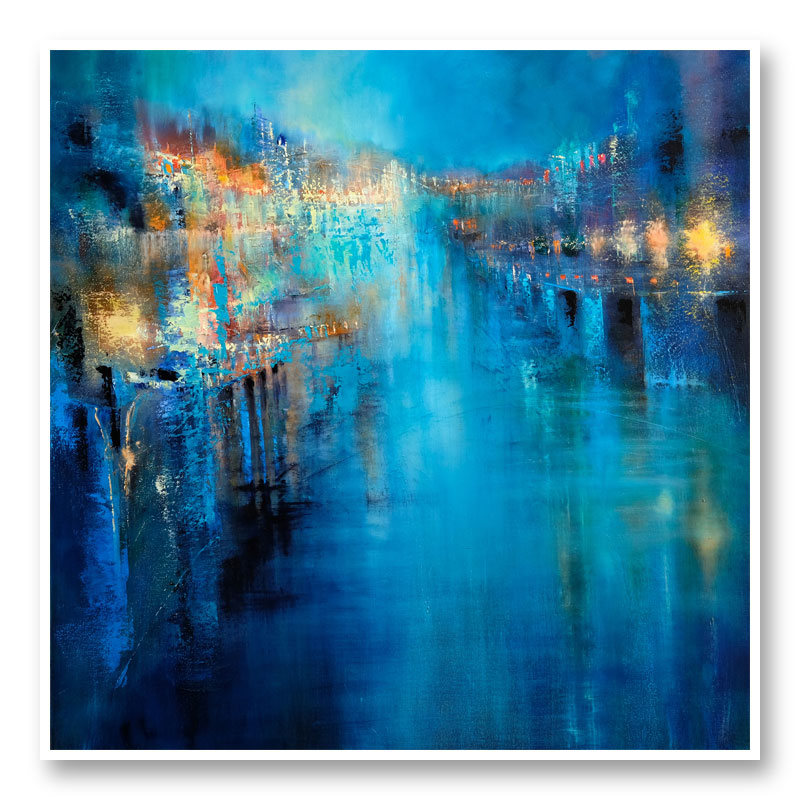 Flood of Lights Abstract Art Print