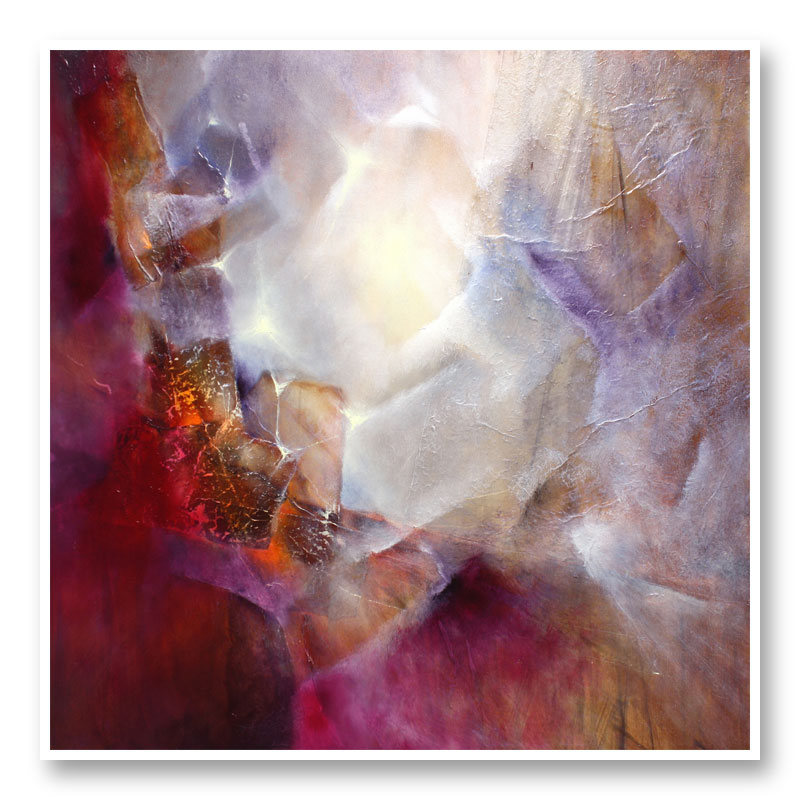 From the Inner Glow Abstract Art Print