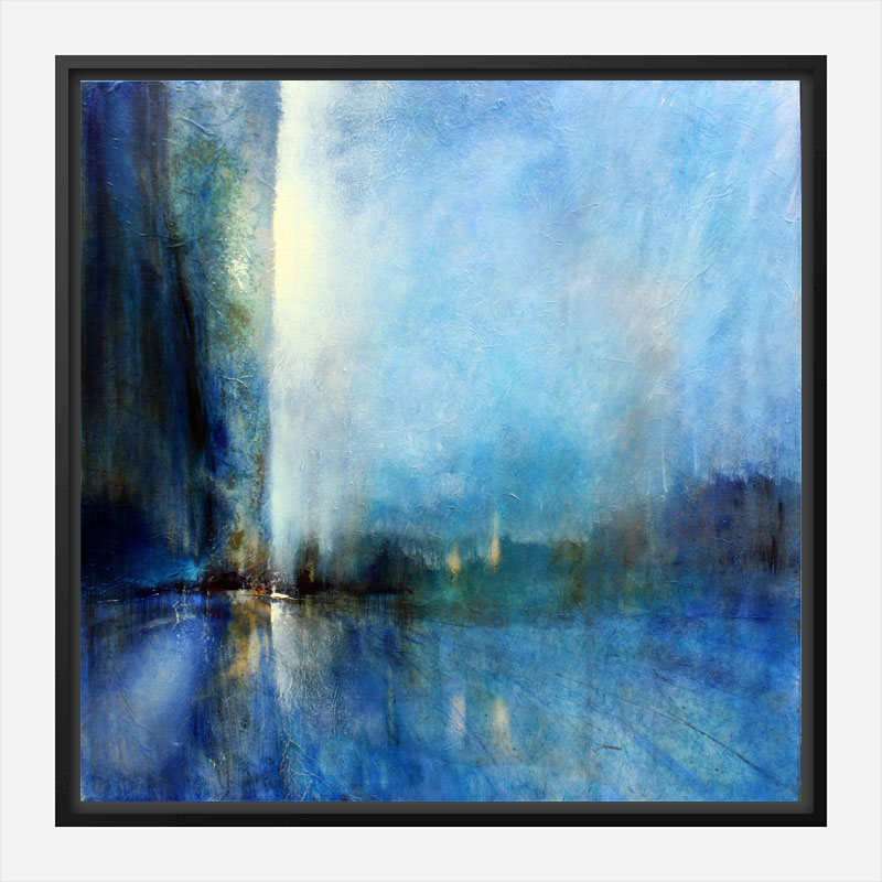 Blue Horizons Abstract Art Print