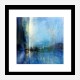 Blue Horizons Abstract Art Print