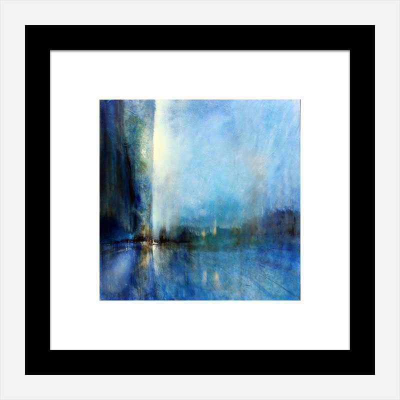 Blue Horizons Abstract Art Print