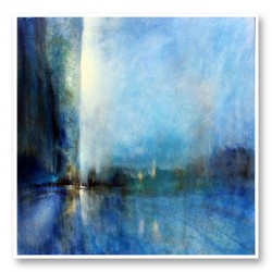 Blue Horizons Abstract Art Print