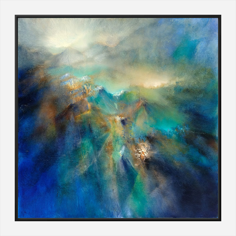 Over All Peaks Abstract Art Print