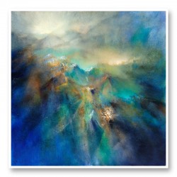 Over All Peaks Abstract Art Print