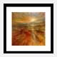 Sunrise Abstract Art Print