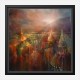 The City is Awakening Abstract Art Print The City is Awakening Abstract Art Print