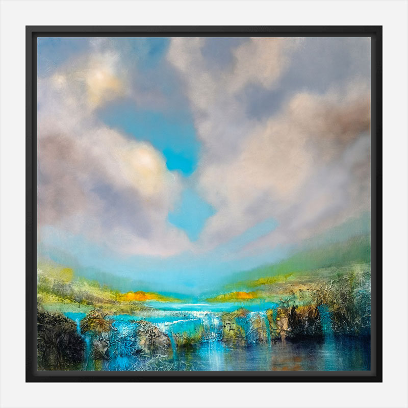 Waterfall Abstract Art Print Waterfall Abstract Art Print