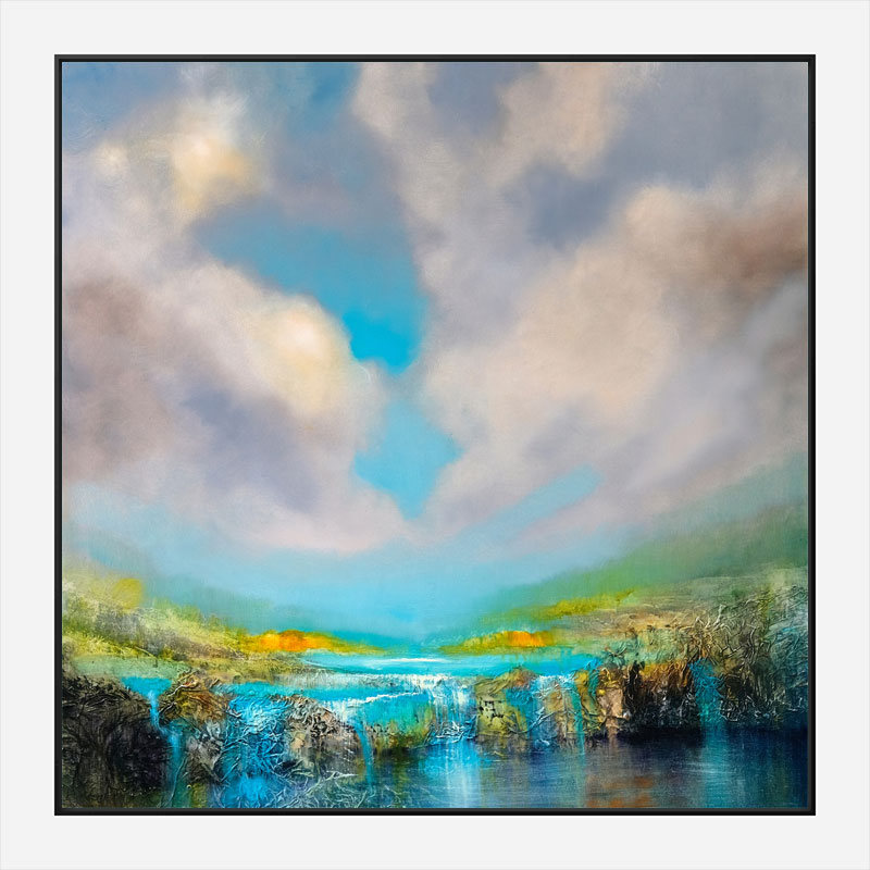 Waterfall Abstract Art Print Waterfall Abstract Art Print
