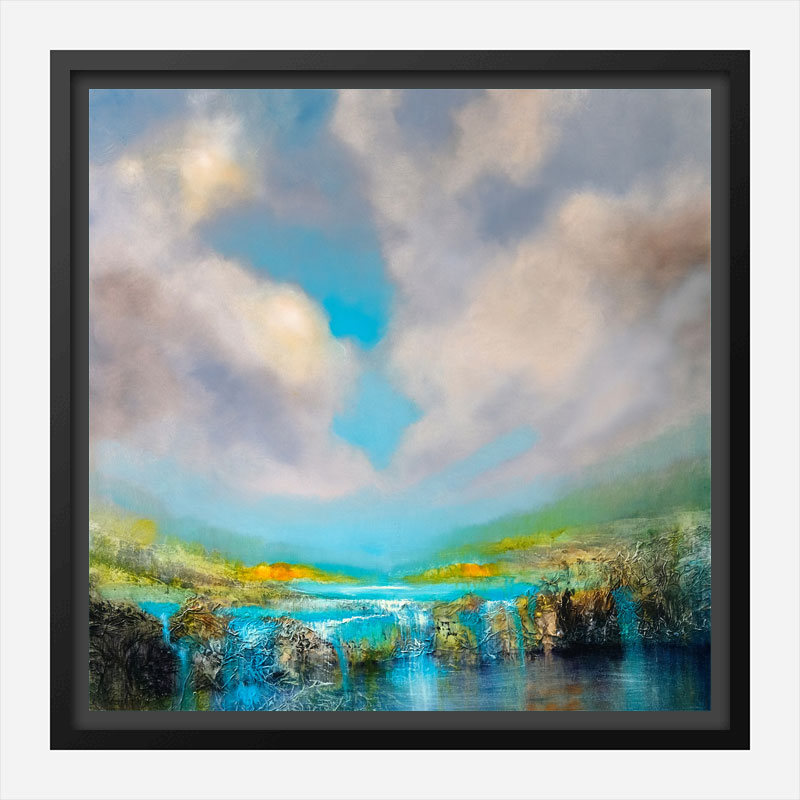 Waterfall Abstract Art Print Waterfall Abstract Art Print