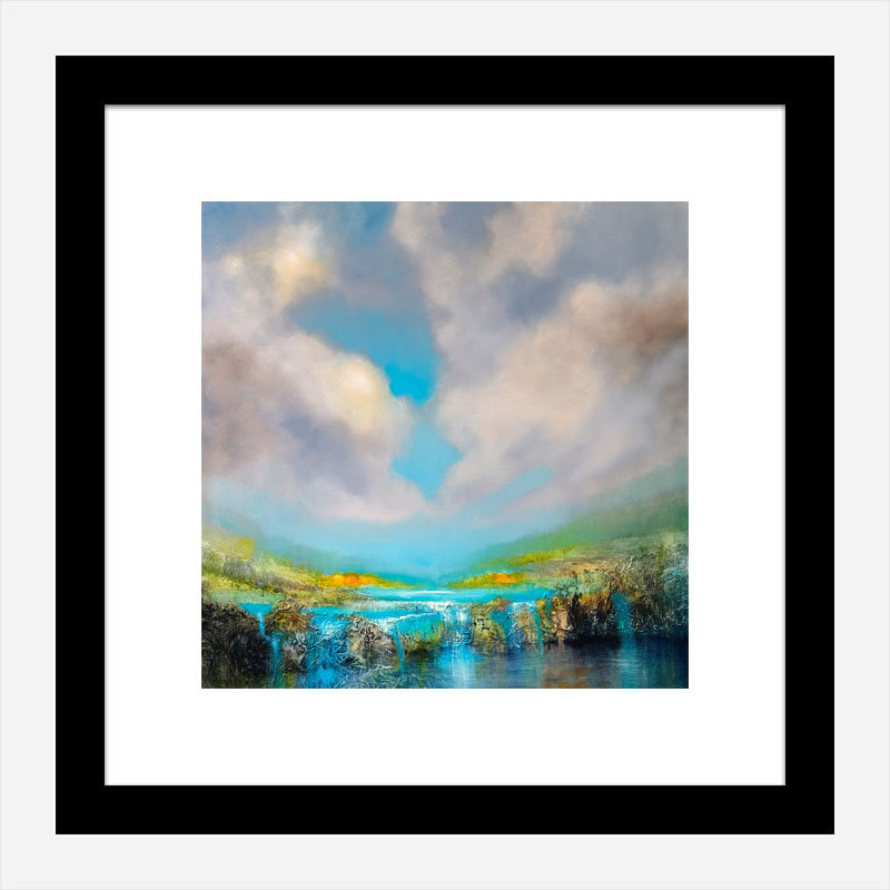 Waterfall Abstract Art Print Waterfall Abstract Art Print