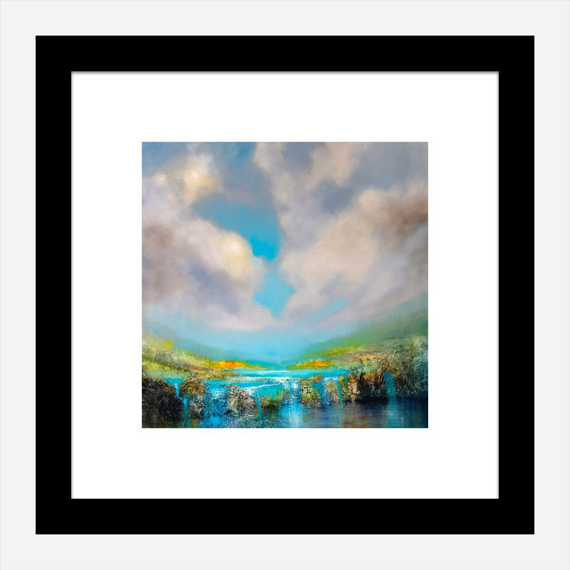 Waterfall Abstract Art Print Waterfall Abstract Art Print