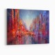 City on the River Abstract Art Print