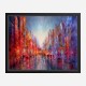 City on the River Abstract Art Print