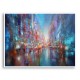 The Blue City Abstract Art Print