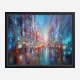 The Blue City Abstract Art Print