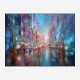 The Blue City Abstract Art Print