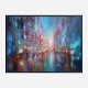 The Blue City Abstract Art Print