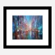 The Blue City Abstract Art Print