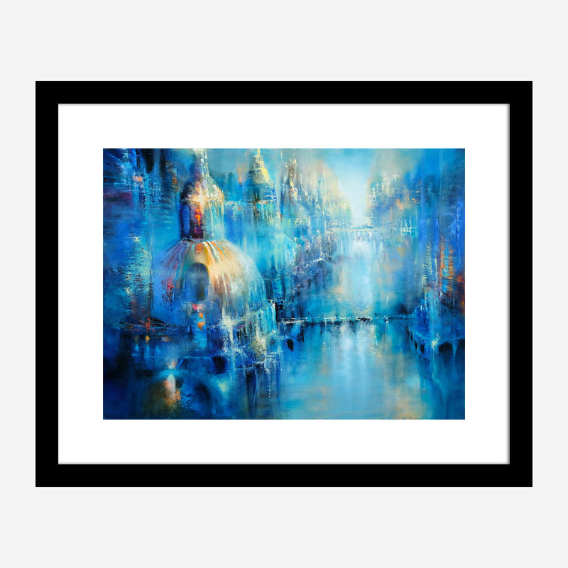 The Old Town Abstract Art Print