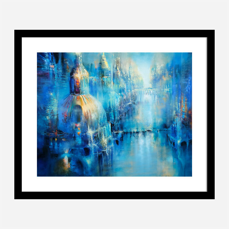 The Old Town Abstract Art Print