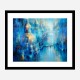 The Old Town Abstract Art Print