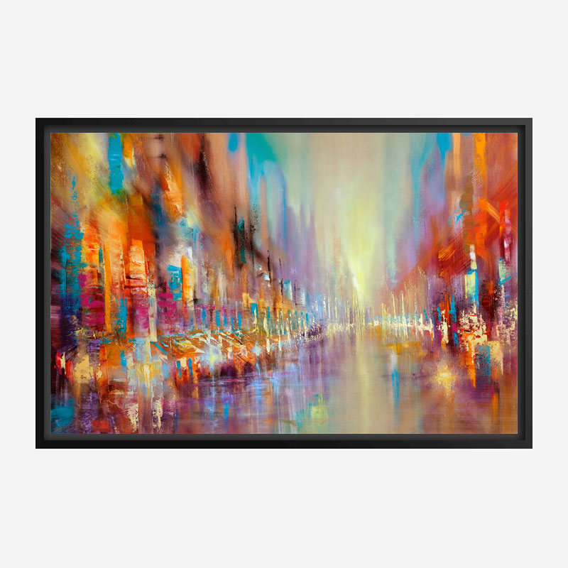 Street Life Abstract Art Print Street Life Abstract Art Print