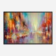Street Life Abstract Art Print Street Life Abstract Art Print