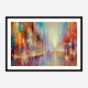 Street Life Abstract Art Print