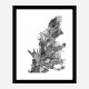 Dark Water Abstract Art Print Dark Water Abstract Art Print