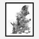 Dark Water Abstract Art Print Dark Water Abstract Art Print