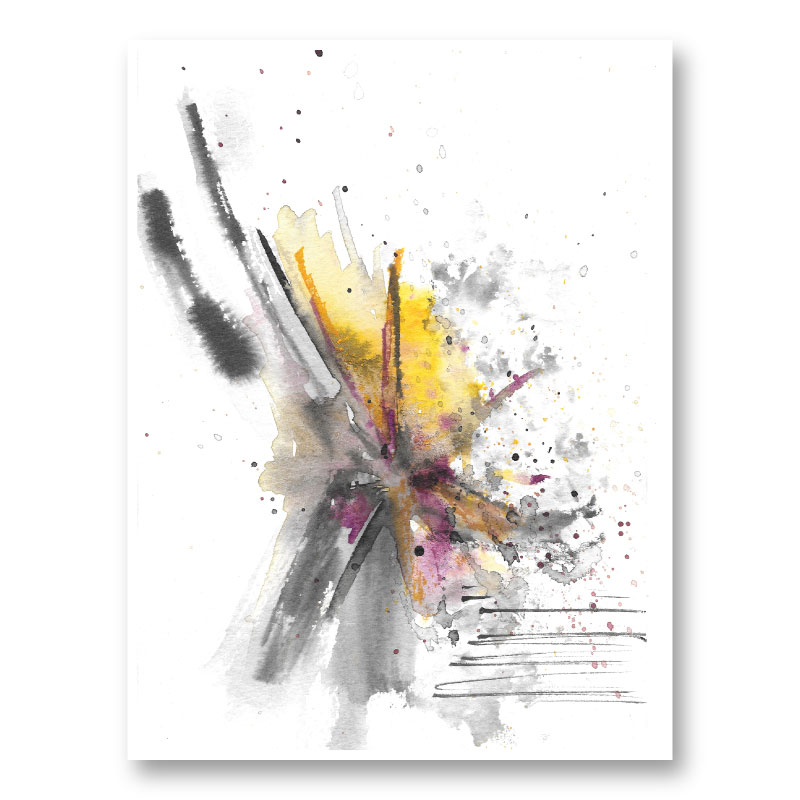 Burst Abstract Art Print Burst Abstract Art Print