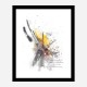 Burst Abstract Art Print Burst Abstract Art Print