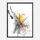 Burst Abstract Art Print Burst Abstract Art Print