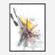 Burst Abstract Art Print Burst Abstract Art Print