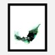 Green Drops Abstract Art Print Green Drops Abstract Art Print