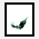 Green Drops Abstract Art Print Green Drops Abstract Art Print