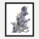 Gold on Water Abstract Art Print Gold on Water Abstract Art Print