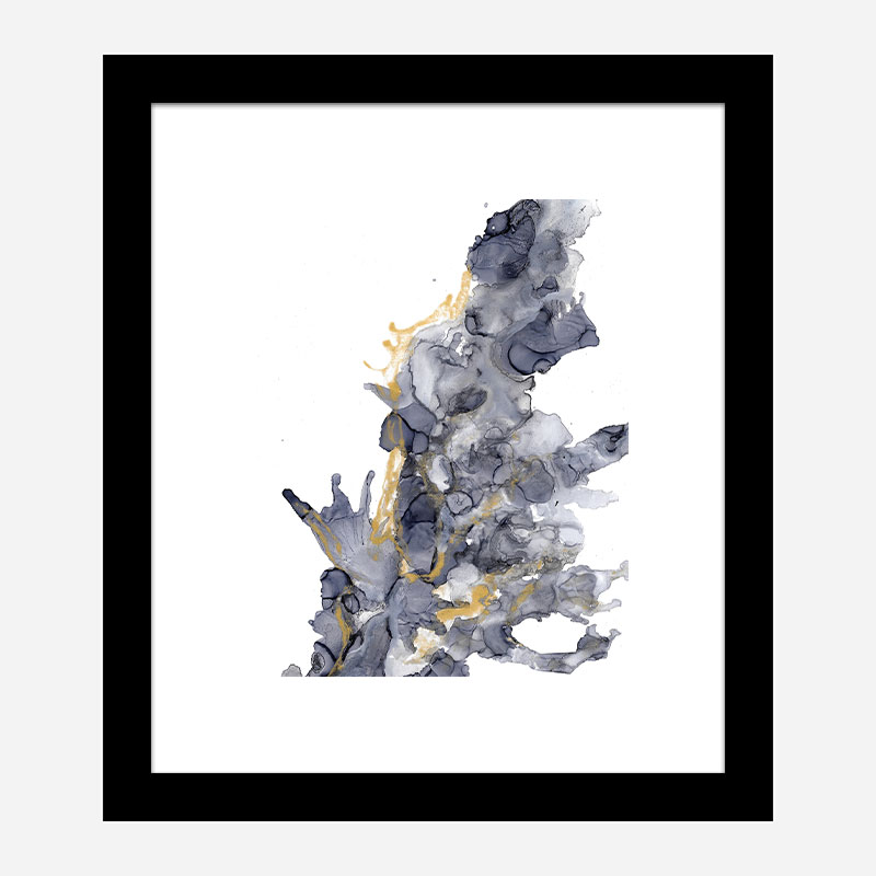 Gold on Water Abstract Art Print Gold on Water Abstract Art Print