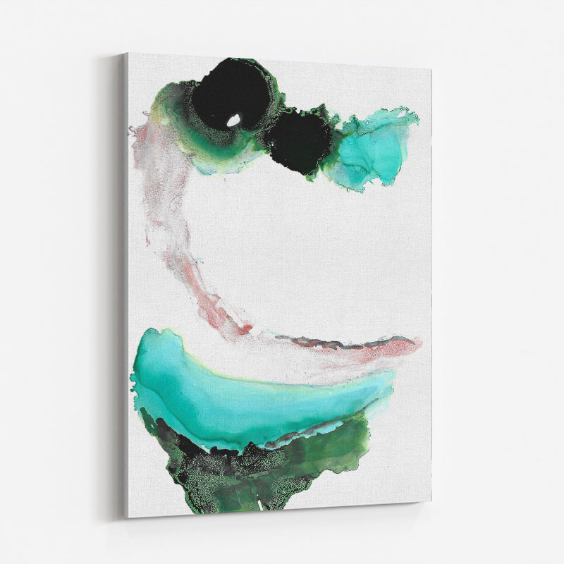 Green Water Abstract Art Print Green Water Abstract Art Print