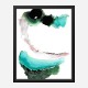 Green Water Abstract Art Print Green Water Abstract Art Print