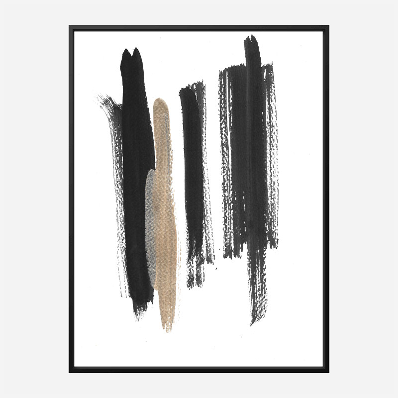Three Lines A Abstract Art Print Three Lines A Abstract Art Print